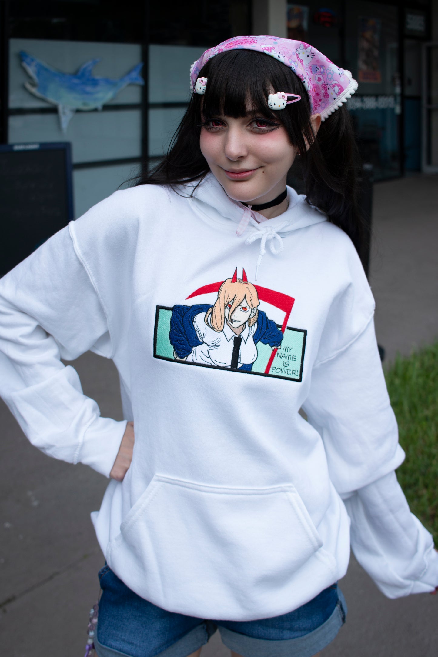 Fiend Anime Embroidered Sweater