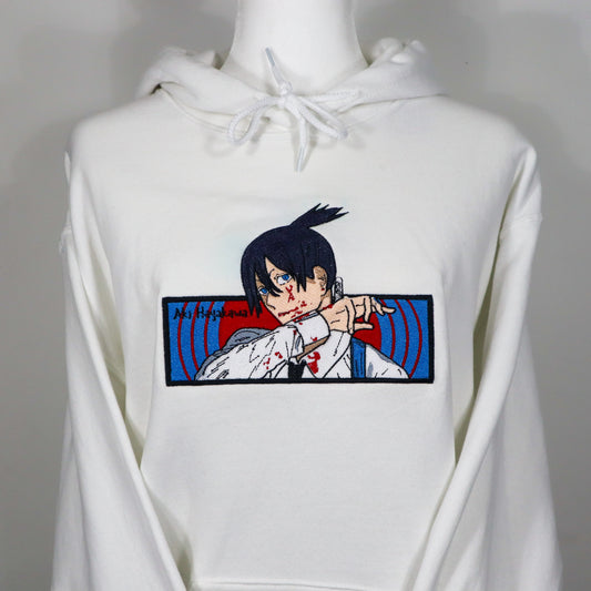 Cursed Anime Embroidered Sweater